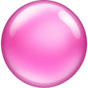 Pink bubbles sticker
