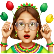 Joyful Reveler sticker
