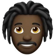 black dreadhead sticker