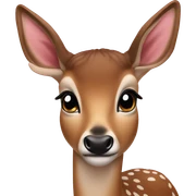 Coquette deer sticker