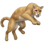 jumping-puma-fullbody sticker