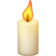 christmas candle sticker