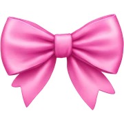 Pink bow sticker