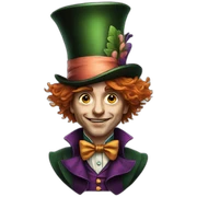 Mad Hatter sticker