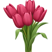 tulip bouquet sticker