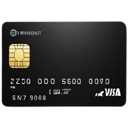 credit card black sticker