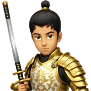 Golden Samurai sticker