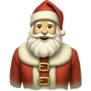Vintage Santa sticker