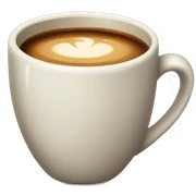 neutral cup of coffee sticker