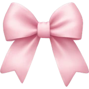 light pink bow  sticker