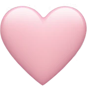 pastel pink heart sticker