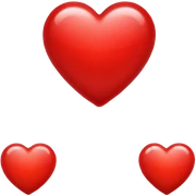 red heart sticker