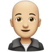 bald sticker