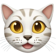 Cat smiling  sticker
