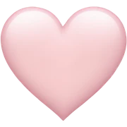 Pale pink heart sticker