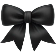 black bow sticker