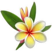 plumeria ai sticker