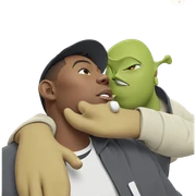 boys with colored skin parody sticker