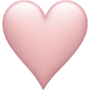 Light pink heart sticker