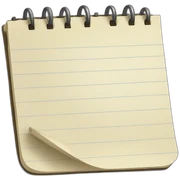 notepad sticker