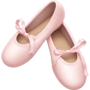 Pale pink ballet shoes sticker