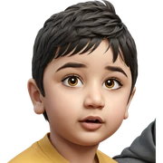 realistic portrait of young male sticker