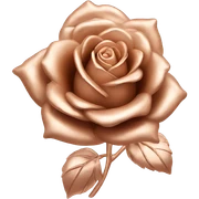 Rose gold sticker
