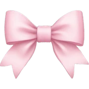 Light pink bows sticker