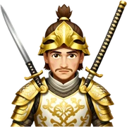 Golden Samurai sticker