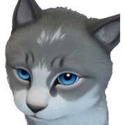 blue-eyed boy with animal ears sticker
