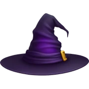 Witch hat sticker