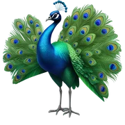 Peacock sticker