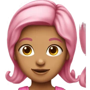 pink girly sticker