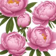 Peonies sticker