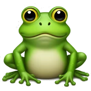 New year frog  sticker