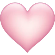Light pink heart  sticker