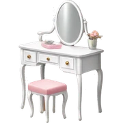 Vanity table with mirror  sticker