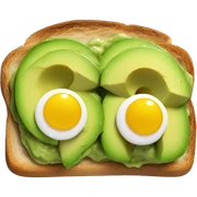 Avocado toast sticker