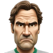 Roger federer Angry sticker