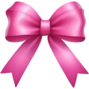 pink bow sticker