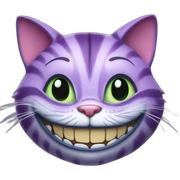 cheshire cat sticker