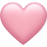 Baby pink heart sticker