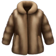 fur coat sticker