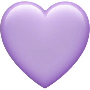 Light Purple Heart  sticker