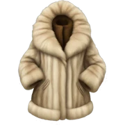 women’s vintage fur coat sticker