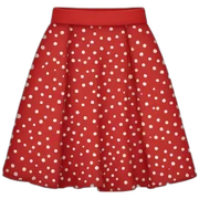 RED SKIRT WITH  DOTS sticker