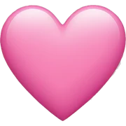 pink heart sticker