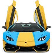 Lamborghini, Blau sticker
