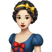 Snow white sticker