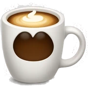 Cute cup of coffee  sticker